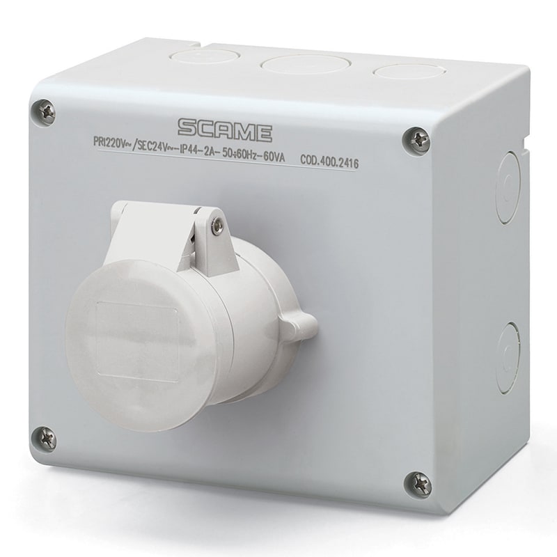 SCAME PARRE SPA SCA500.2621 PRESA INTERBL. 32A 2P 12H IP44 40-50V