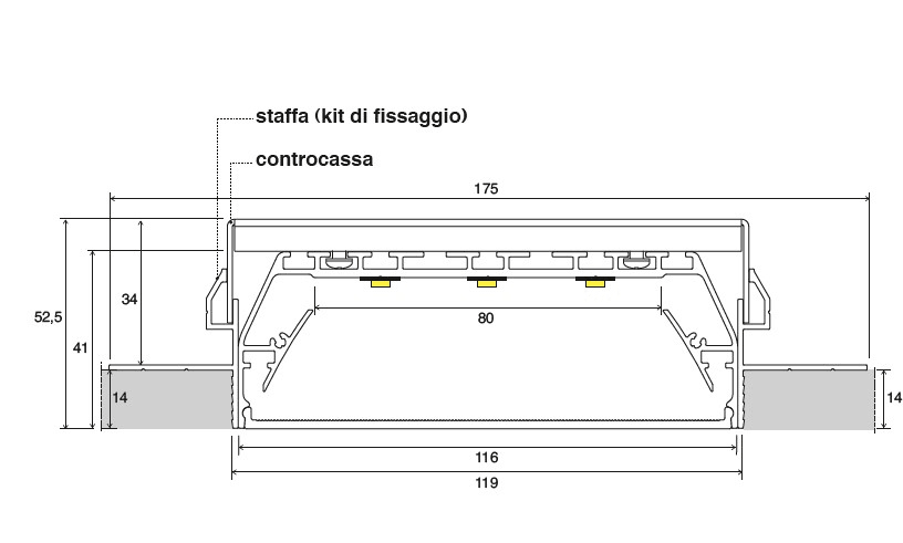 SICOM SOL5004720 SICOM L116 TRIMLESS+COVER BIANCA