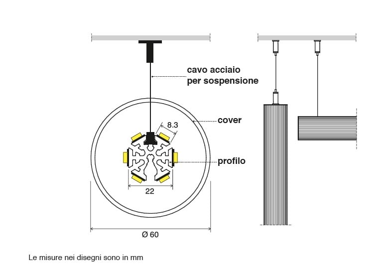 SICOM SOL5006350 SICOM CYLINDER 360+COVER PMMA SATINATA