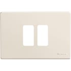 BTICINO - BTI500/23/R MAGIC - PLACCA 2P SCATOLA TONDA RESINA