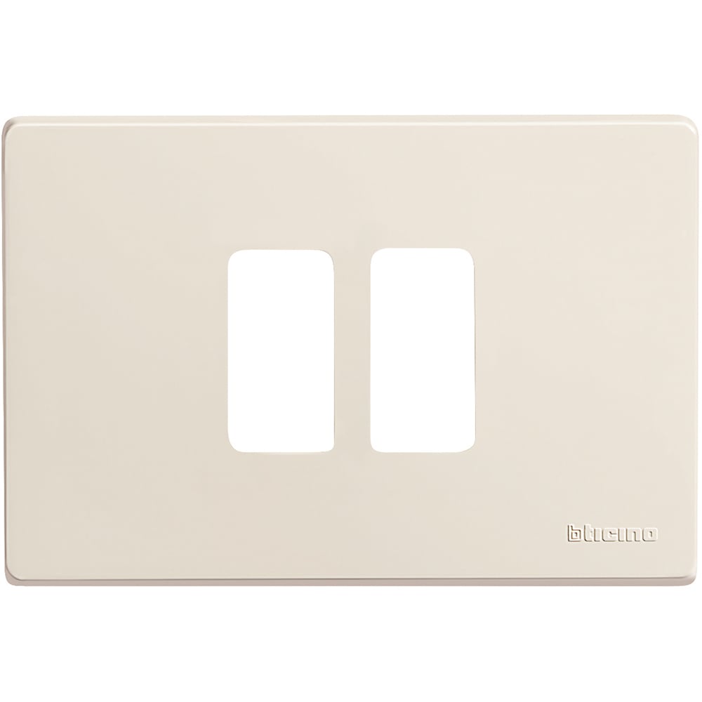 BTICINO BTI500/23/R MAGIC - PLACCA 2P SCATOLA TONDA RESINA
