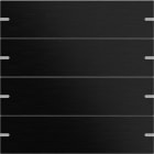 GIRA - GIR5024126 Wippenset 4f Tastsens.4 TS4 Alum.Schwarz