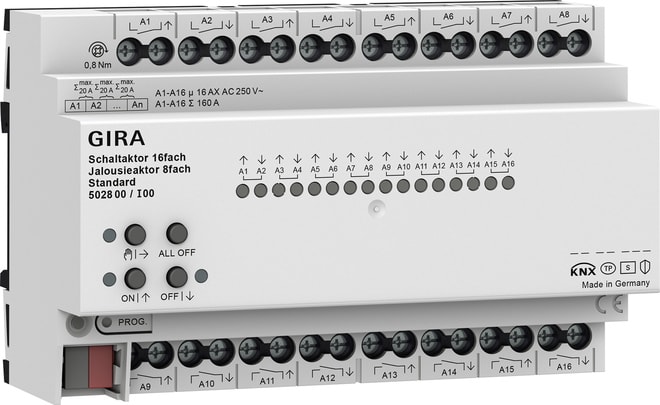 GIRA GGI502800 ATT.INTERR./VEN. 16-M/8-M 16 A STD ONEKN