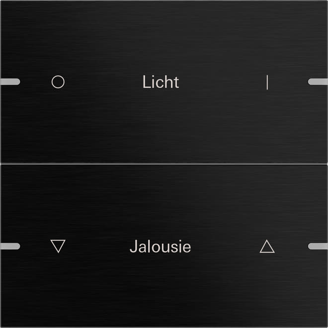 GIRA - GIR5032126 Wippenset 2f indiv. Tastsens.4 TS4 Alum.