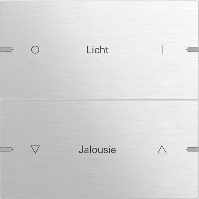 GIRA - GIR503217 Wippenset 2f indiv. Tastsens.4 TS4 Alumi