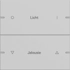 GIRA - GIR5032915 Wippenset 2f indiv. Tastsens.4 TS4 Grau