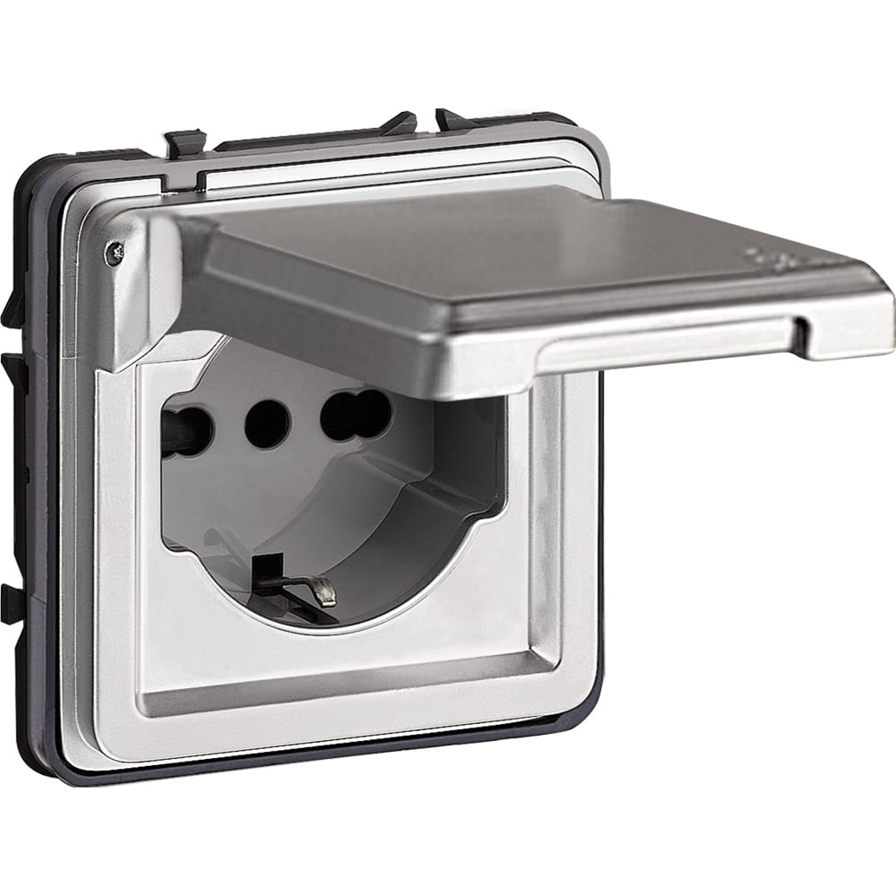 LEGRAND LEG077830 SOLIROC - PRESA STD ITA 10/16A CON PORTE
