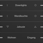 GIRA - GIR5034905 Wippenset 4f indiv. Tastsens.4 TS4 Schwa