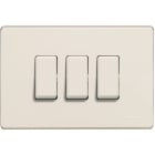 BTICINO - BTI503/3/R MAGIC - PLACCA 3P RESINA