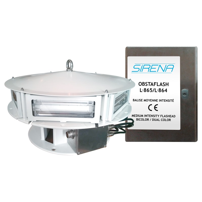 SIRENA SIR50516 OBSTAFLASH LED L-864+L-865/B+A 110/240VA