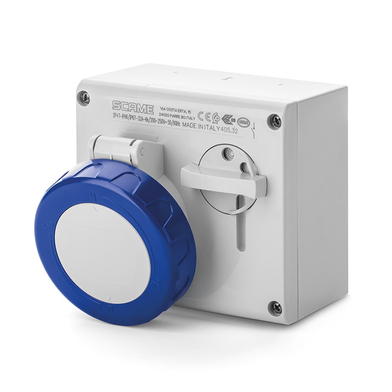 SCAME PARRE SPA - SCA505.1683 PRESA INTERBL. 16A 2P+T 6H IP66/IP67