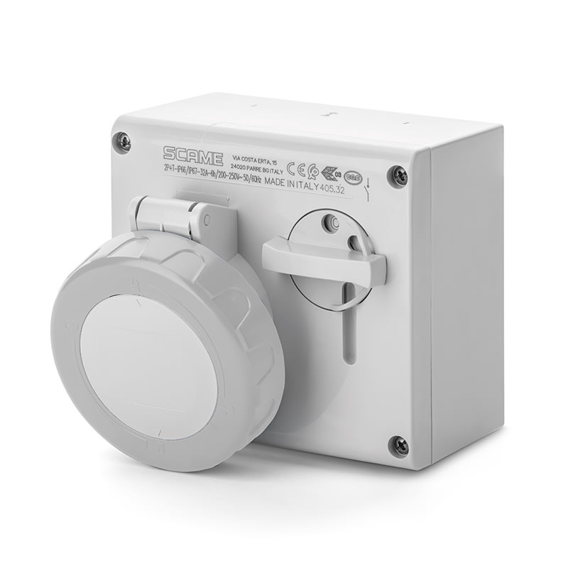 SCAME PARRE SPA - SCA505.16834 PRESA INTERBL. 16A 2P+T 3h IP66/IP67