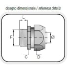 EURO 2000 SPA URO50549 RACCORDO MASCHIO M50*1,5 D INT 50,5