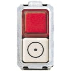 BTICINO BTI5057R MAGIC - PULSANTE + PORTALAMPADA 24V ROSS