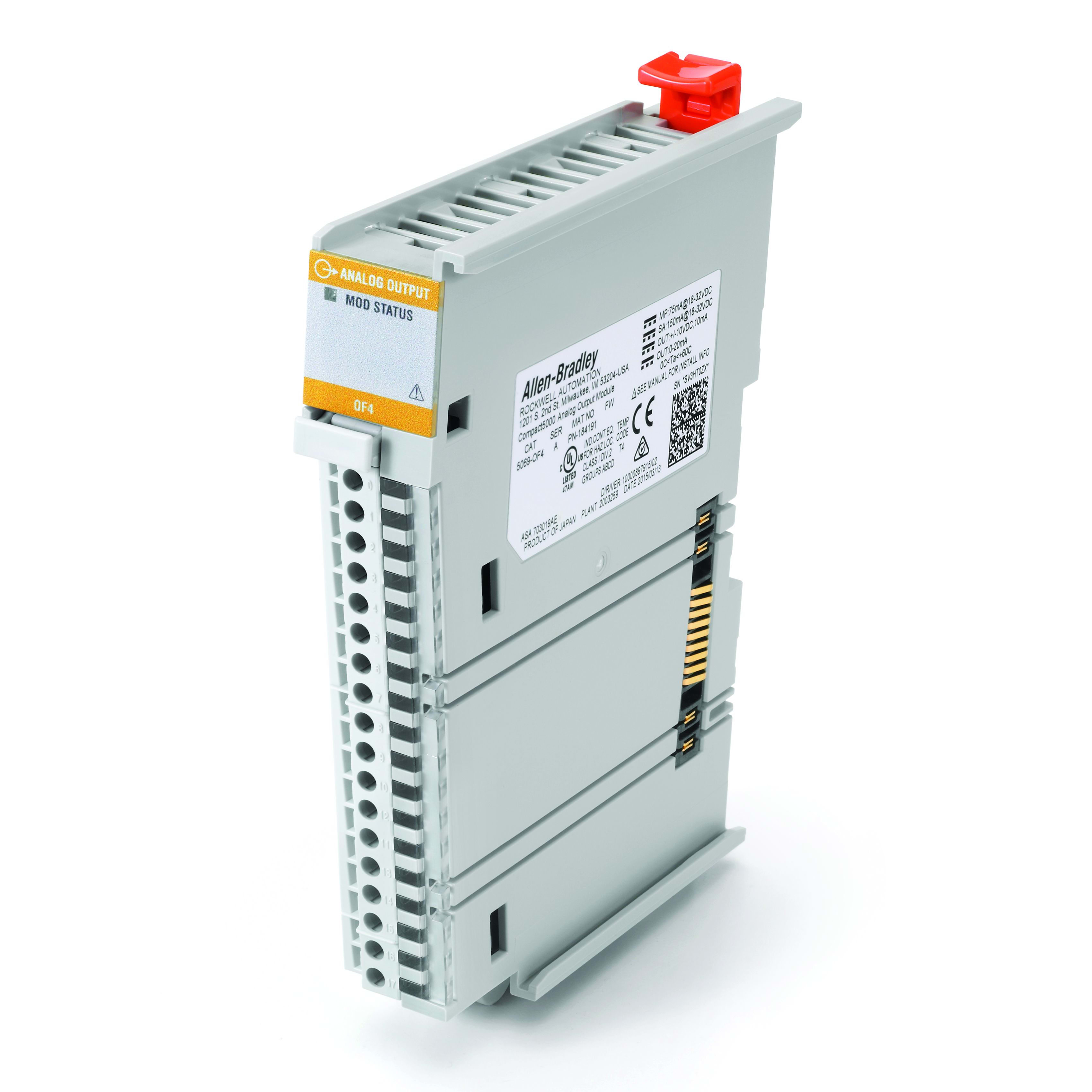 ROCKWELL AUTOMATION - RCK5069-OF4 COMPACT 5000 ANALOG OUTPUT MODULE