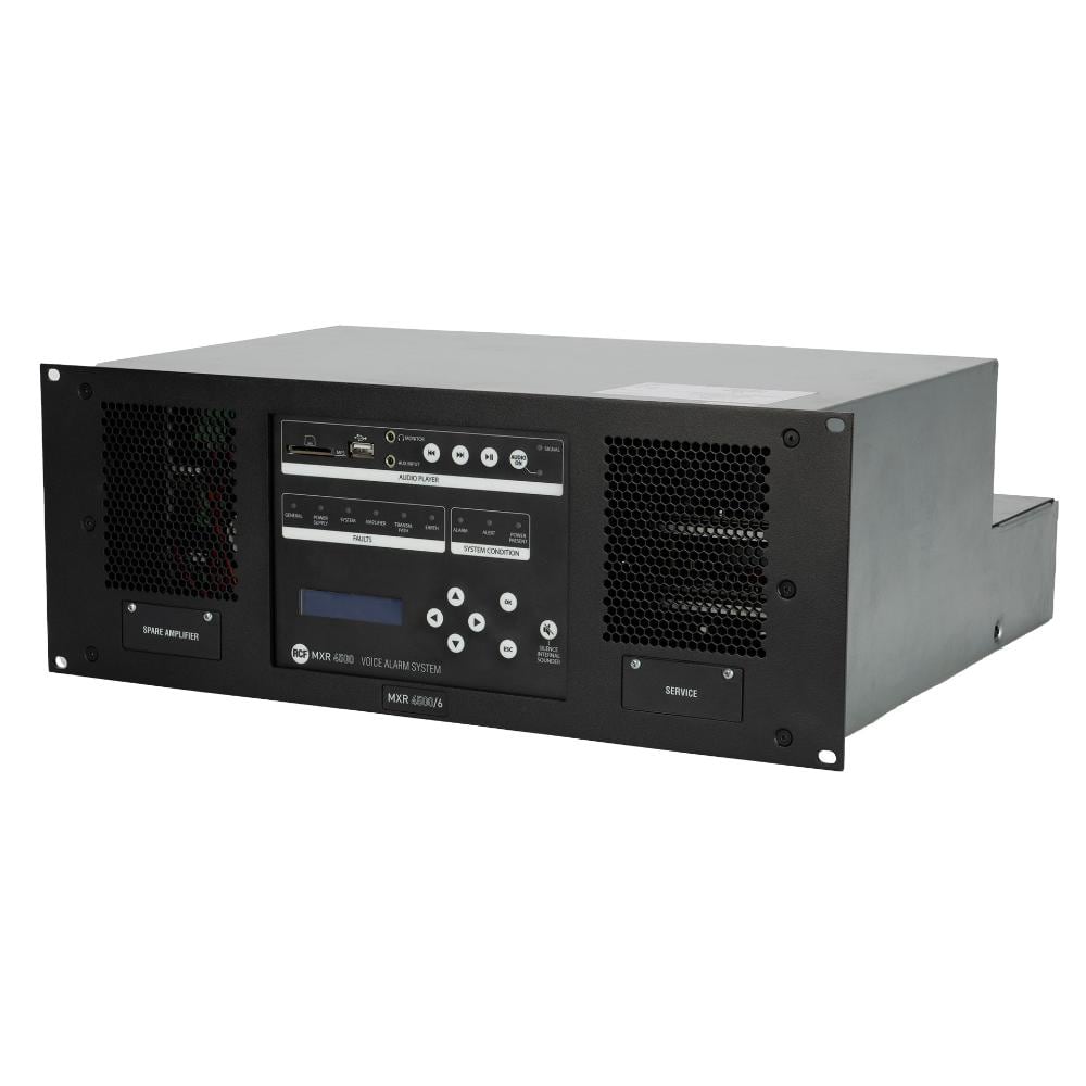 RCF SPA MAD12100068 MXR 4500-4 AMPLIFICATORE 4CH 500 W EN54-