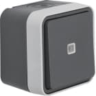 BERKER - BRK50763505 PULS. 1 CONT.SC ILLUMINATO A PAR. W1 GR