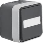 BERKER - BRK50763555 PULS.CONT.COMM.A PARETE W1 GRIGIO/GRIGIO