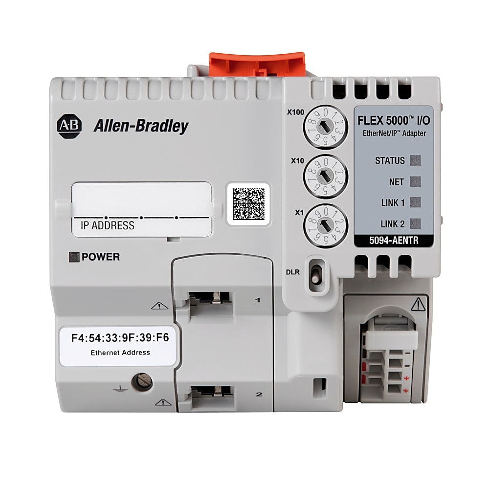 ROCKWELL AUTOMATION RCK5094-AENTR 5094 ETHERNET ADAPTER 8 MODULES RJ45