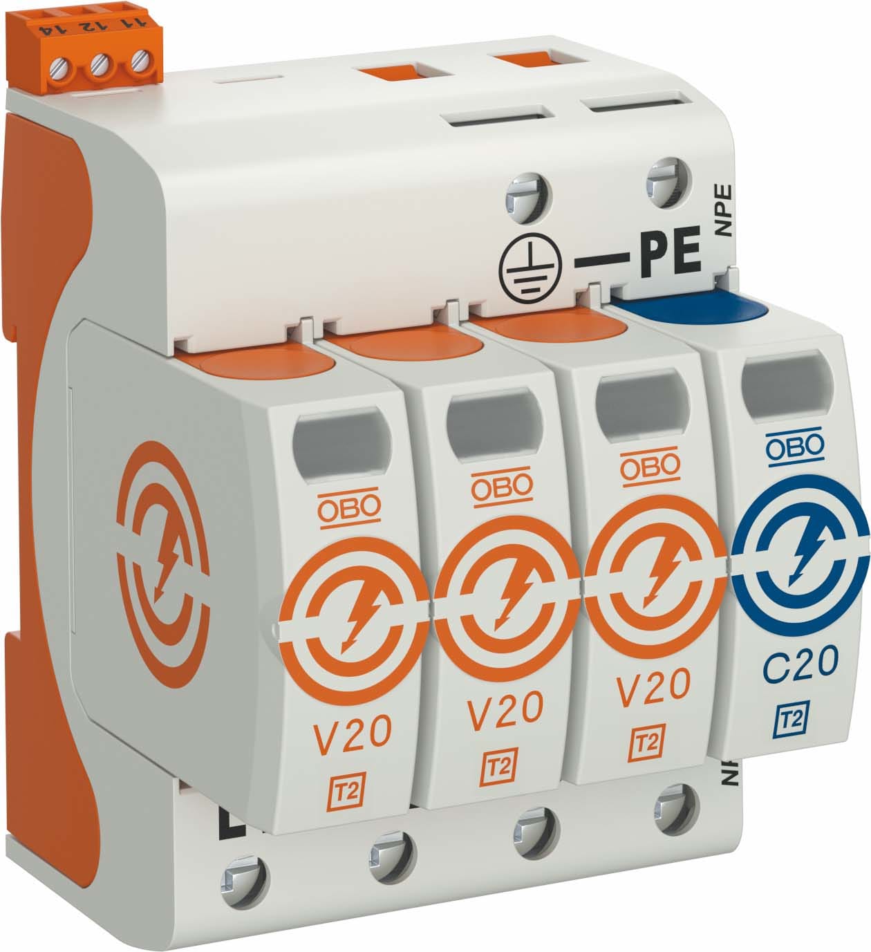 OBO BETTERMANN - OBO5095343 V20 SPD T2 3+1 +FS 320V 20 KA