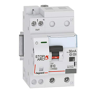 LEGRAND LEG415965 DX3 AFDD STOP ARC 1P+NR C10 10000A 30MA