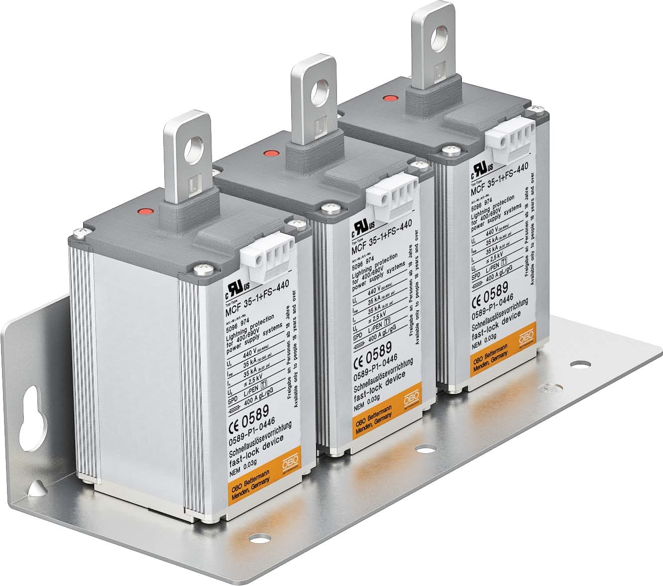 OBO BETTERMANN OBO5096976 MCF 35-P3+FS-440 LIMITATORE SOVRATENSION