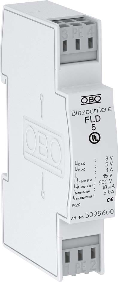 OBO BETTERMANN - OBO5098600 FLD 5 LIMITATORE SOVRATENSIONE