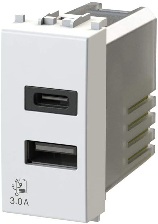 4 BOX SRL 4BX4B.V19B.USB.30 USB 3.0 VIMAR ARKE BIANCA