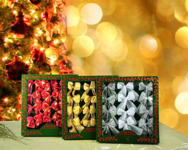 GIOCOPLAST NATALE SP - GCP51008668 SCATOLA 12 FIOCCHI CM.12