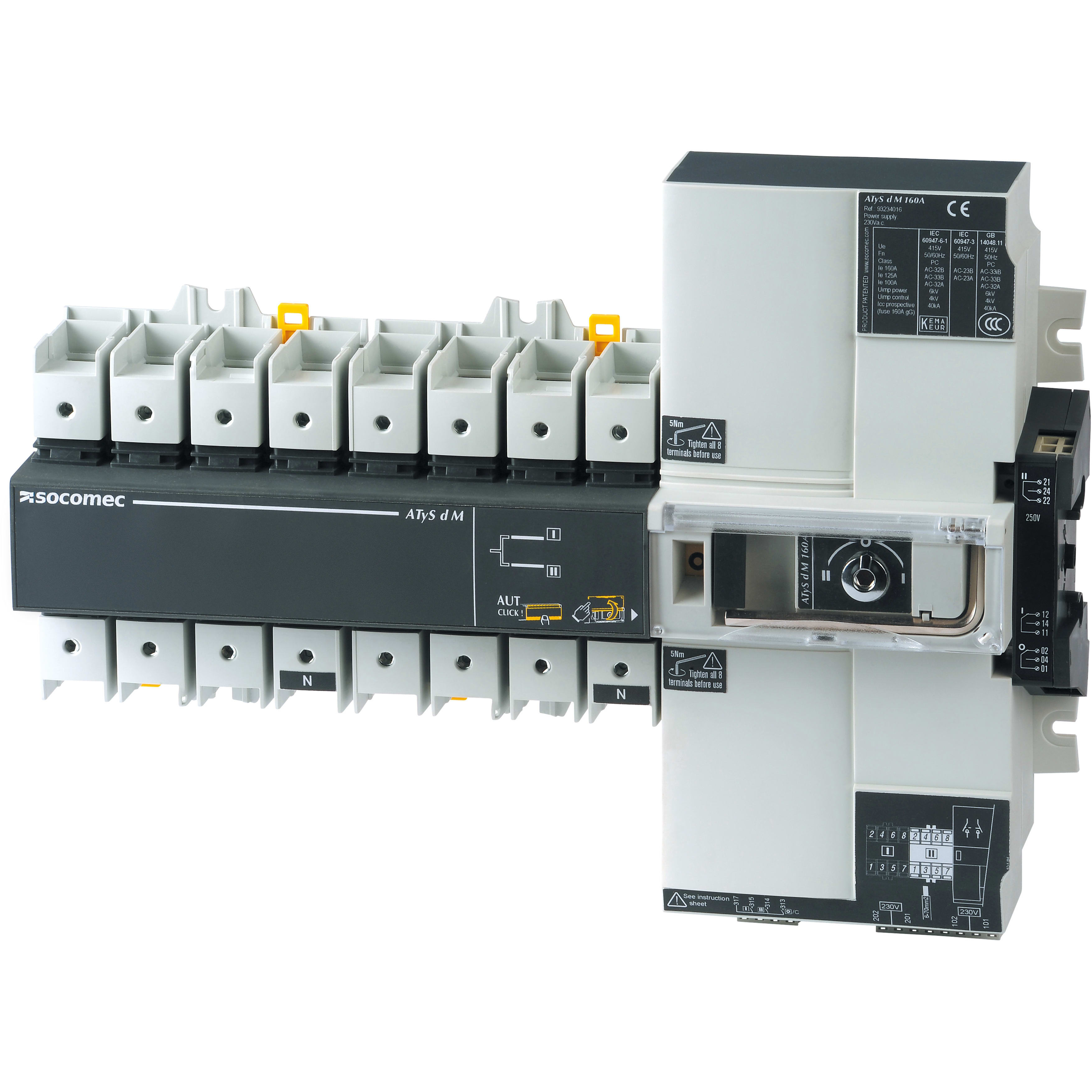 SOCOMEC - SOC93234016 ATYS D M - 4P 160A 230VAC