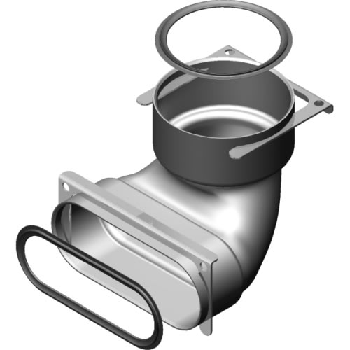 ZEHNDER GROUP ITALIA - ZEH990322046 COMFOFIT RACCORDO A 90 FLAT 51-COMFOTUB