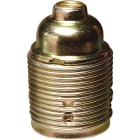 LE PROLUNGHE SAS - PRG516 PORTALAMP. E27 FILETTATO ZINCATO GIALLO