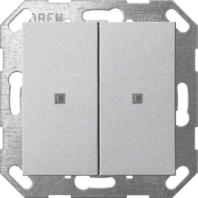 GIRA - GIR517326 PULS. BIL. 2-M ONEKNX SYSTEM 55 C.ALLUM.