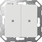 GIRA GGI517327 Taster Wippe 2f OneKNX System 55 Reinwei