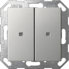 GIRA GGI5173600 Taster Wippe 2f OneKNX System 55 Edelsta