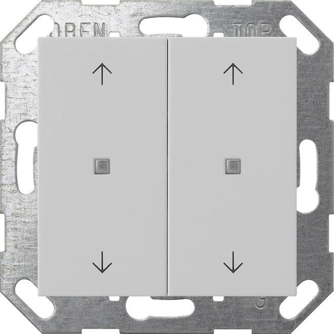 GIRA GIR5174015 Taster Wippe 2f Pfeile OneKNX System 55
