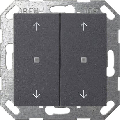 GIRA - GGI517428 Taster Wippe 2f Pfeile OneKNX System 55
