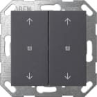 GIRA GGI517428 Taster Wippe 2f Pfeile OneKNX System 55