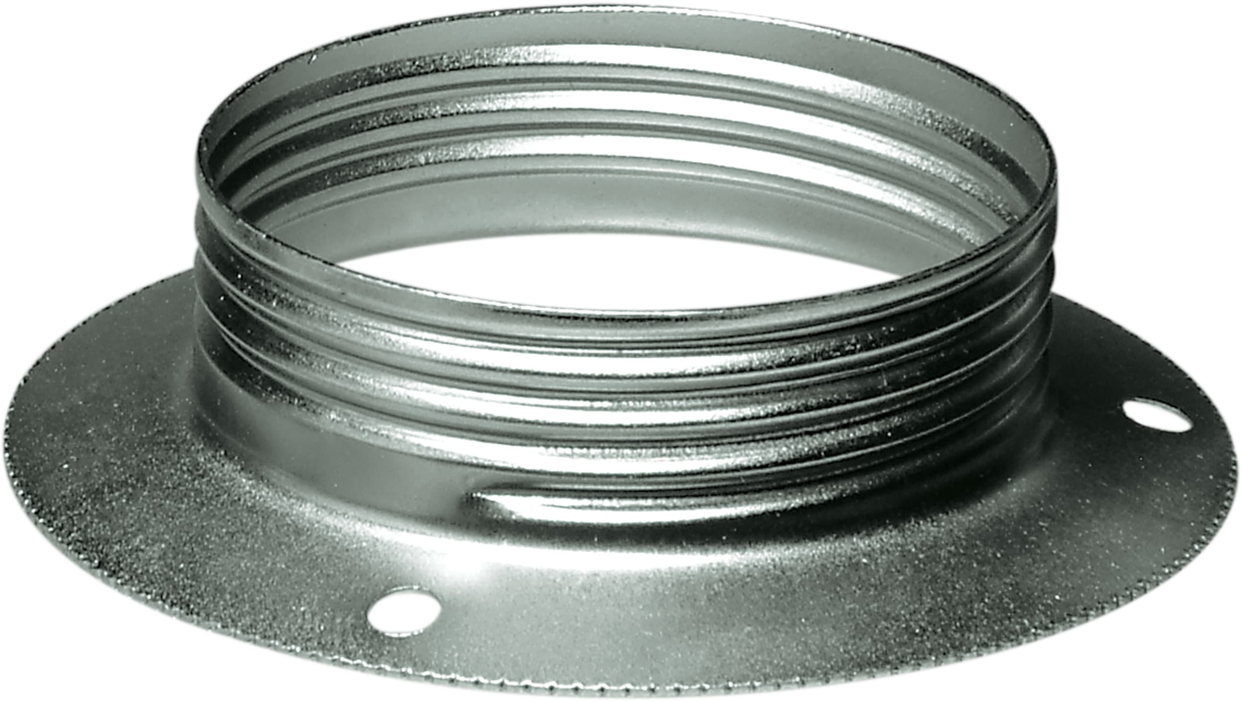 LE PROLUNGHE SAS - PRG518 GHIERA E27 ZINCATA BIANCA