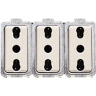 BTICINO - BTI5180/3 MAGIC - PRESA TRIPLEX BIPASSO 2P+T 10/16