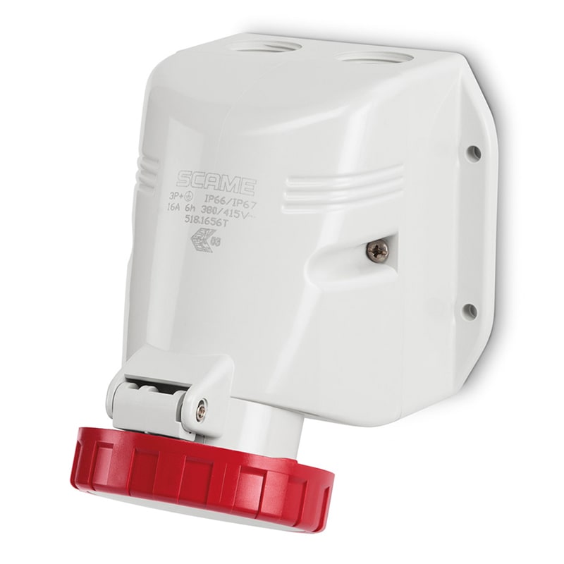 SCAME PARRE SPA SCA518.1656TH PRESA PARETE 3P+T IP66/IP67 16A 6H