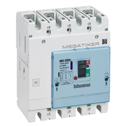 BTICINO BTIT734L250 MEGATIKER M3 250 TM 4P 250A 100KA