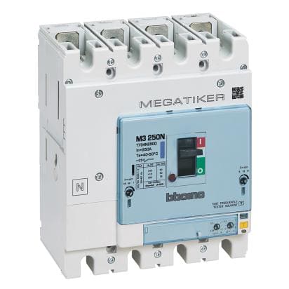 BTICINO BTIT734N160D MEGATIKER M3 250 TM+DIFF 4P 160A 50KA