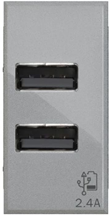 4 BOX SRL - 4BX4B.HC.USB.24 USB 2.4 BTICINO AXOLUTE TECH