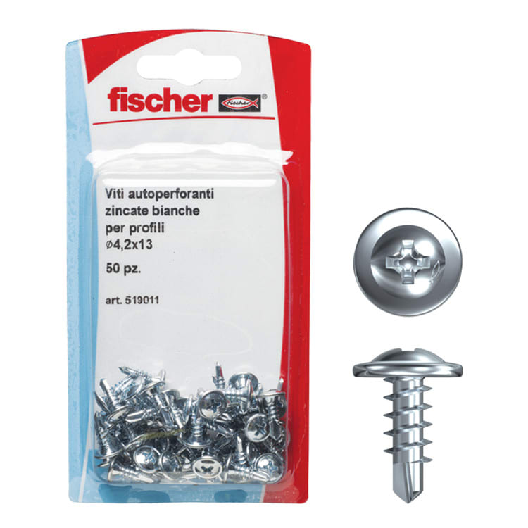 FISCHER ITALIA FIS00519011 FPS-FPB 4,2X13 K VITE PROFILI