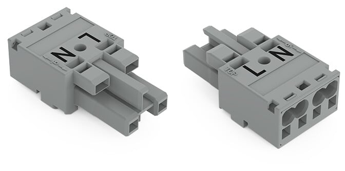 WAGO ITALIA SRL WAG770-242/060-000 PRESA 2 POLI, GRIGIA