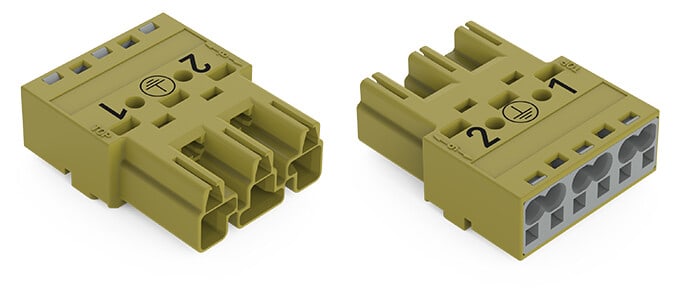 WAGO ITALIA SRL WAG770-273/073-000 SPINA 3 POLI, VERDE CHIARO
