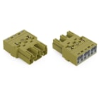 WAGO ITALIA SRL WAG770-273/073-000 SPINA 3 POLI COD B 4,00 MMQ VERDE CHIARO