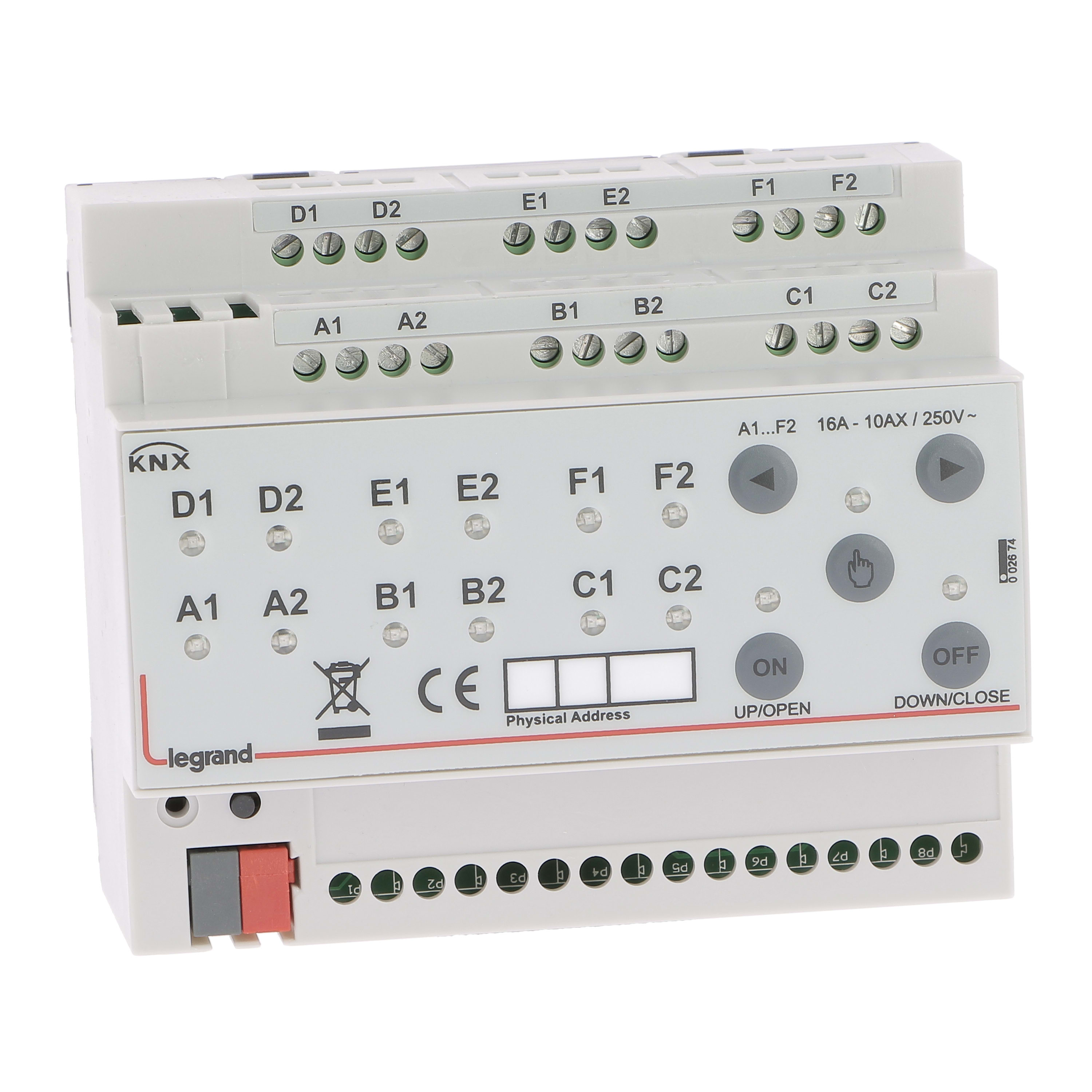 LEGRAND LEG002674 KNX-CONTROLLER MULTIAPPLI ON/OFF 12 USCI