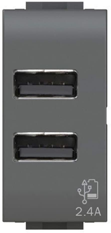 4 BOX SRL 4BX4B.L.USB.24 USB 2.4 BT LIVINGLIGHT ANTRACITE